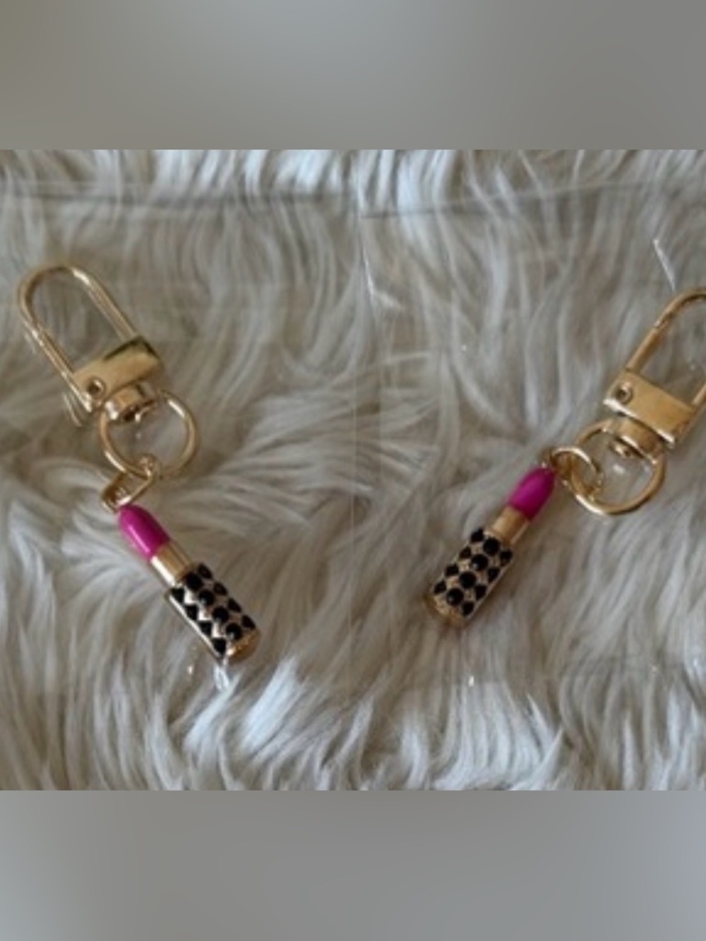 2” lipstick keychain